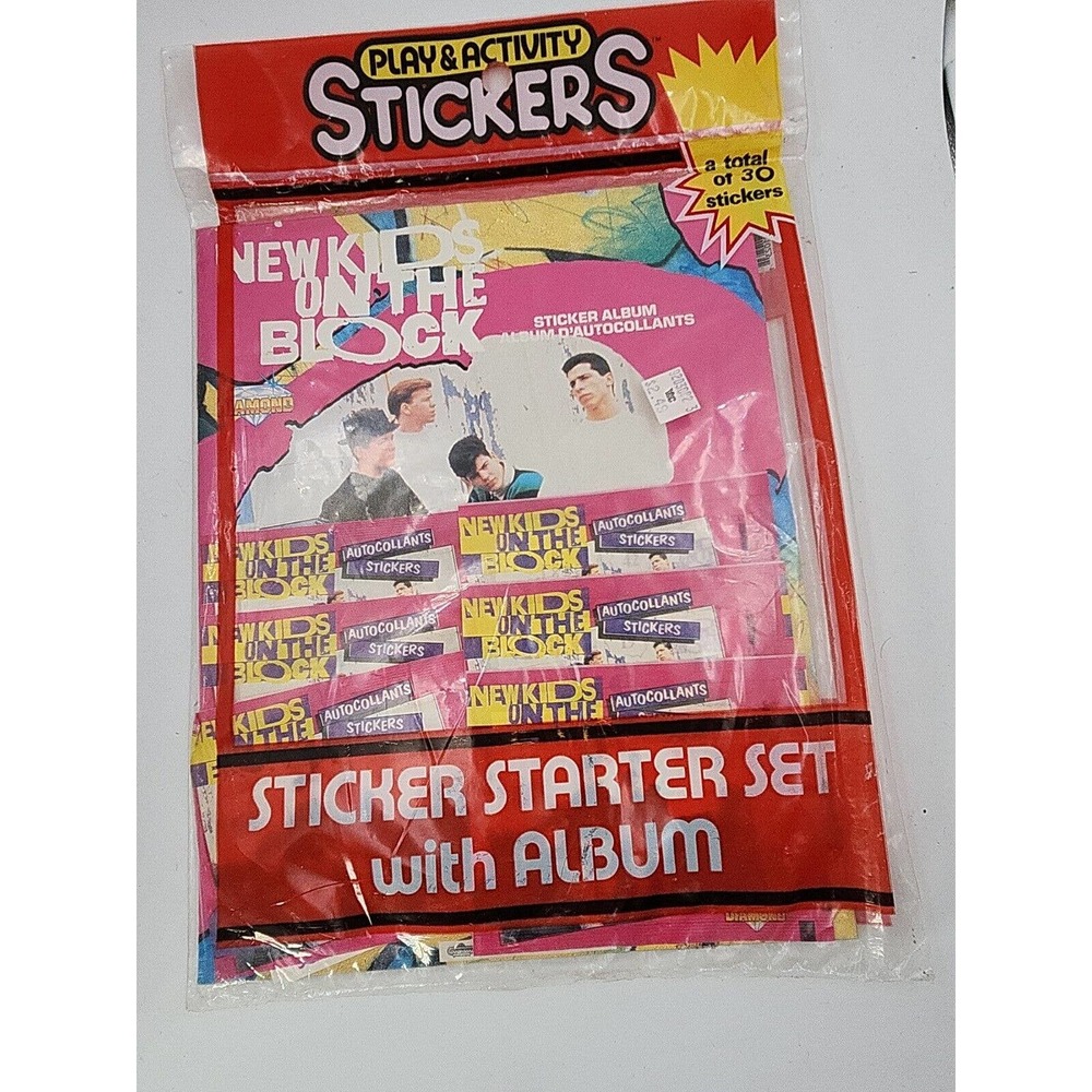 New Kids on the Block Autocollants Diamond Album And Stickers Sealed